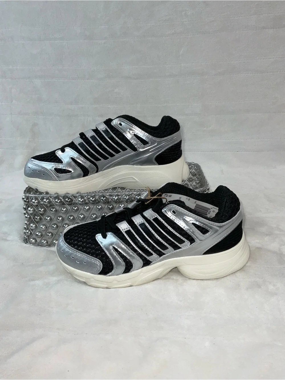 Adidas Adistar Control 5 J Black Silver size Youth 3   KI8733 NWT